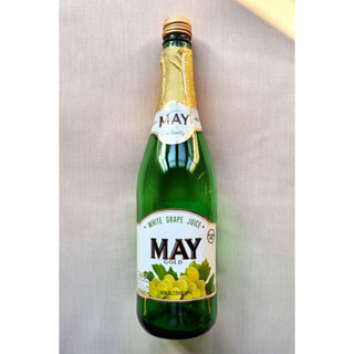 ขวดเปล่า ขวดน้ำองุ่นนอก May Gold White Grape Juice 750ml