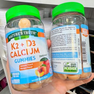 Nature’s Truth Vitamin K2 + D3 + Calcium Gummies
