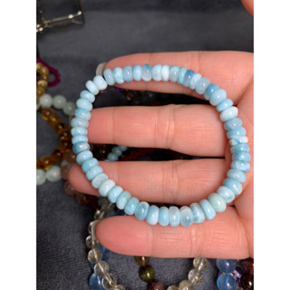 ลาริมาร์ Larimar [ต่อราคาได้] กำไลหินมงคล มูเตลู เกรดพรีเมียม งานหินแท้ 100% #หินสะสม #กำไลหินพรีเมียม #สายมู #หินมงคล