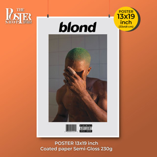 โปสเตอร์ภาพ Frank Ocean Posters  คริสโตเฟอร์ บรูคส์ ศิลปินฮิปฮอป รูปภาพขนาด 13x19" (33x48 cm)