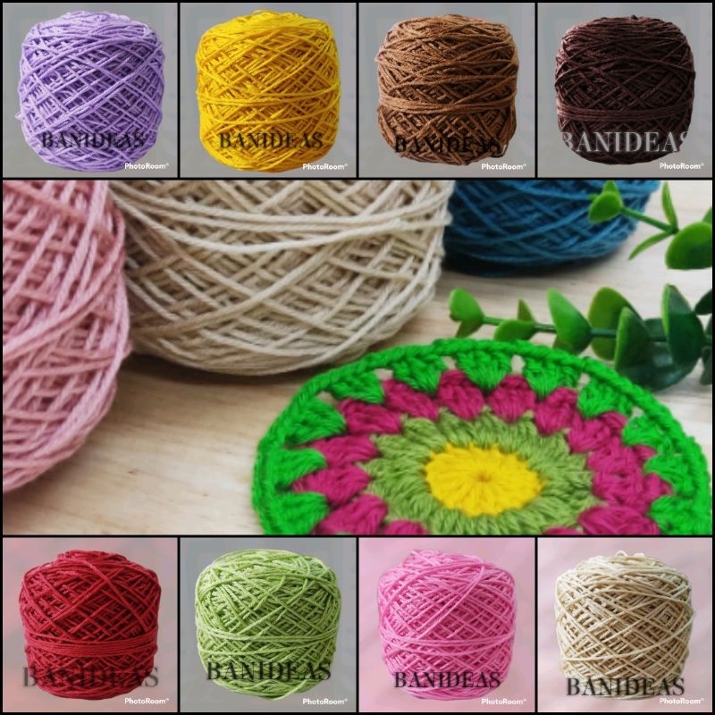 สินค้าพร้อมส่งไหมฝ้ายอินโด ขนาด50กรัม  (10123)