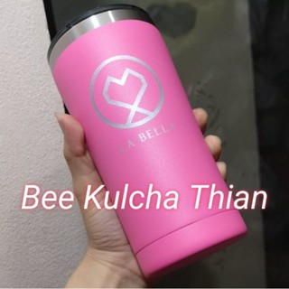 La bella​ Tumbler แก้วเก็บความเย็น18-24ชม. สีชมพู​