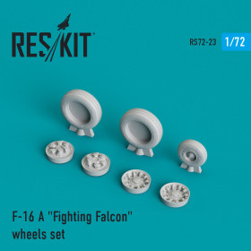 RS72-0023 General Dynamics F-16 (A) "Fighting Falcon" wheels set (1/72)