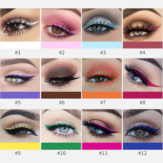 พร้อมส่ง!! 32สี อายไลเนอร์เรืองแสง อายไลเนอร์จิ้มจุ่ม handaiyan อายไลเนอร์สีนีออน สีแฟนซี