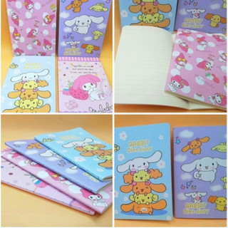 พร้อมส่งในไทย สมุดบันทึก A5 ปกอ่อน ลายลิขสิทธิ์ sanrio มีเส้น สมุดจด สมุดเล่มบาง น่ารัก น่าใช้