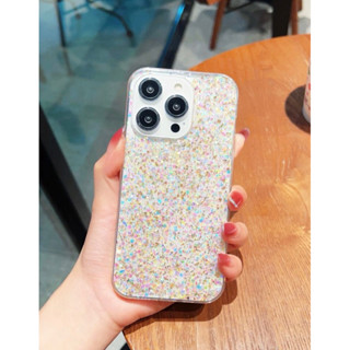 เคสไอโฟนใสกากเพชรสีรุ้ง i7-13promax (Case iphone) เคสมือถือ เคสรุ้ง เคสกากเพชร เคสน่ารัก เคสหวานแหวว เคสเกาหลี ขายดี