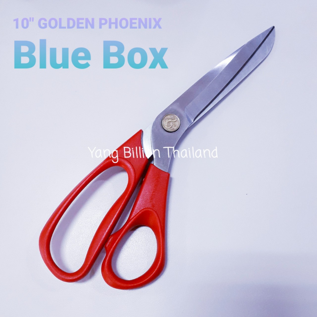 กรรไกรตัดผ้า 10นิ้ว GOLDEN PHOENIX  Blue Box  กล่องฟ้า  ดีไซน์สวย