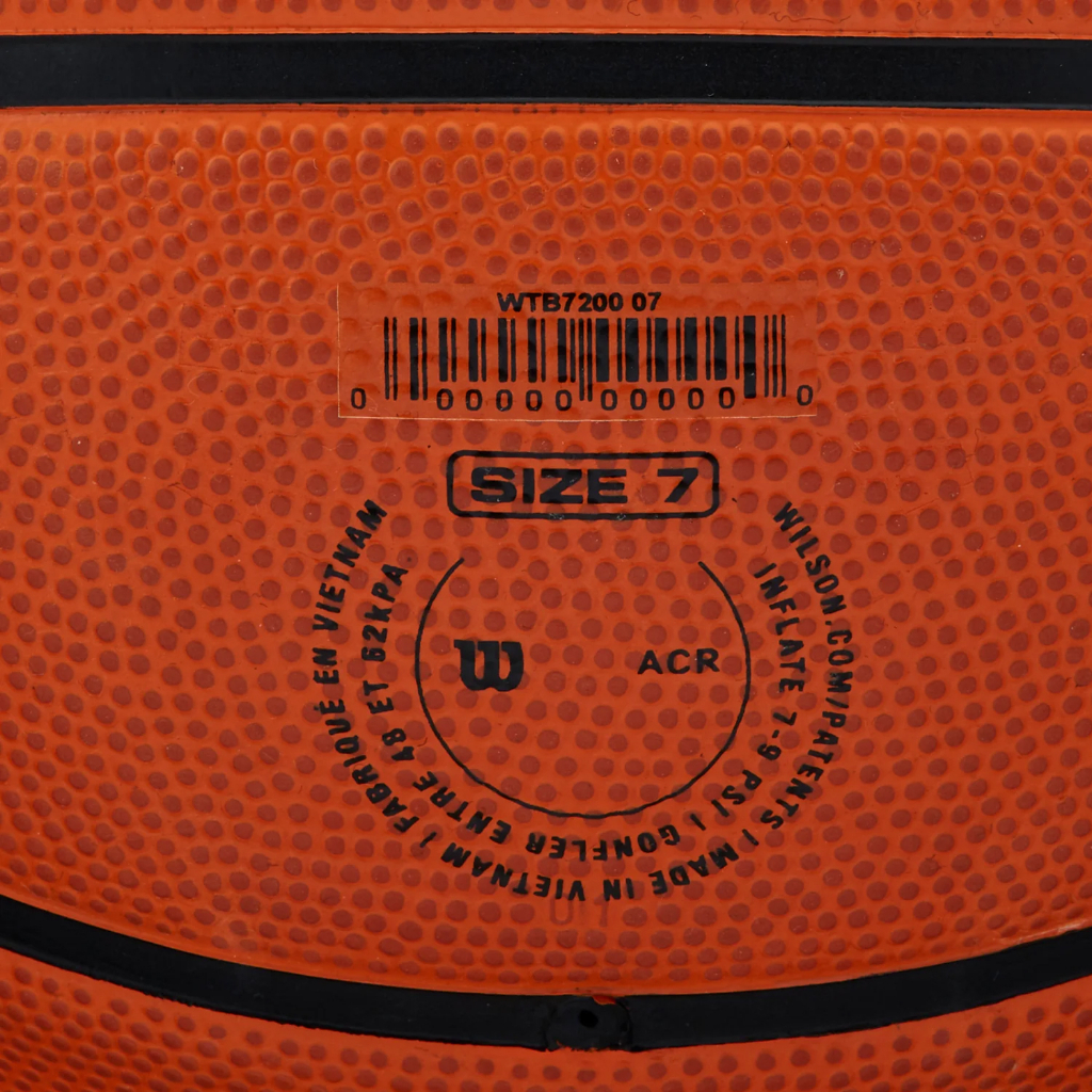 Wilson ลูกบาส บาสเก็ตบอล เบอร์ 7 NBA Authentic #7 WTB7300XB07 (1990) — صورة 7