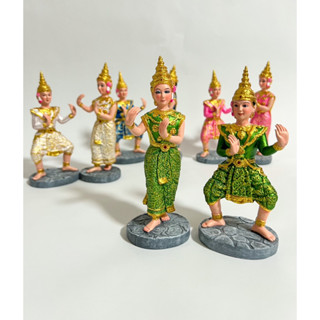 ตุ๊กตาตั้งศาล หน้าหล่อสวย นางรำ คู่รำ ตุ๊กตาละคร งานเกรดพรีเ…