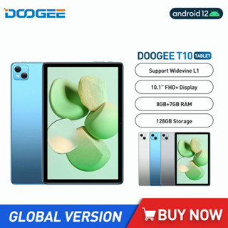 DOOGEE T10 Androrid 12 Tablet 10.1 Display Dual 4G MobilePhone 8GB 128GB 8300mAh Cellphone Widevine L1 TÜV Rheinland C