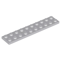 LEGO PART No: 3832 (ชิ้นส่วนเลโก้) Plate 2 x 10