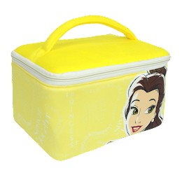 กระเป๋าใส่เครื่องสำอางค์ Disney X Grab (ลิขสิทธิ์ Disney แท้) สีเหลือง ลาย Belle