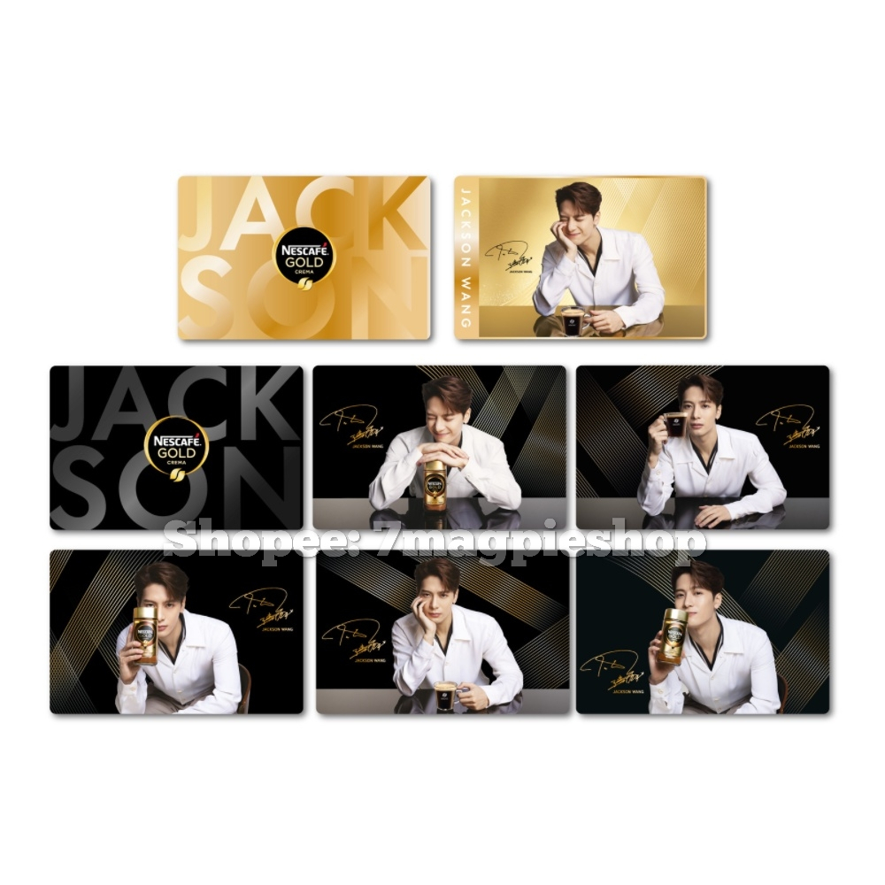 Jackson Wang Festive Card Set Nescafe Gold Crema การ์ด แจ็คสัน หวัง เนสกาแฟ โกลด์ เครมมา