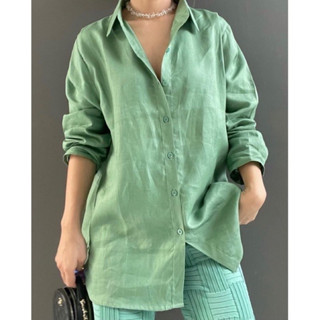 HAPPY LINEN SHIRT TOP