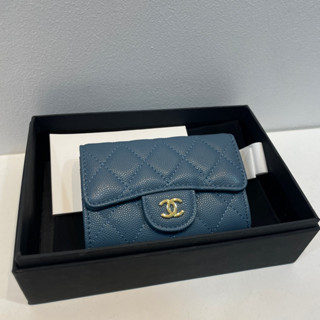 กระเป๋า CHANEL CARD MINI WALLET  CAVEAR  งานออริหนังแท้