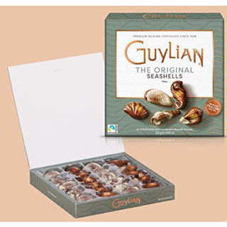 Guylian Seashells Chocolates 250g. - Pack of 6 กีเลียน ช็อคโกแลตเปลือกหอย 250กรัม. - แพ็คละ 6 ชิ้น