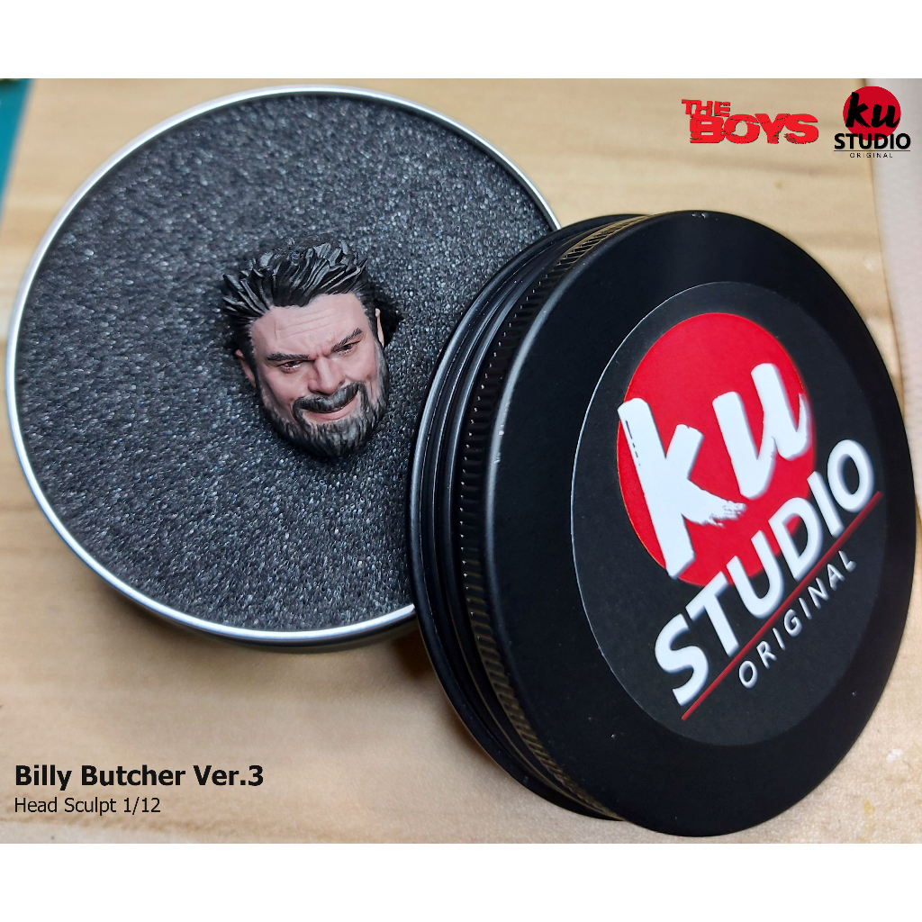 The Boys Billy Butcher Ver.3 Head Sculpt 1/12,1/10 The Boys Series