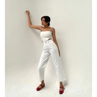 TGDA.CO - กางเกงยีนส์ Body girl รุ่น (RED EDITION) Tennis liner jeans (พร้อมส่ง)