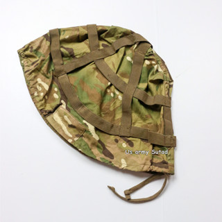 ถุงคลุมหมวก ผ้าคลุมหมวกแคบบร้า MTP Helmet Cover MK6 Genuine British Army Multi-Terrain Cover หมวก หมวกแคบบร้า ผ้าคลุมหมว