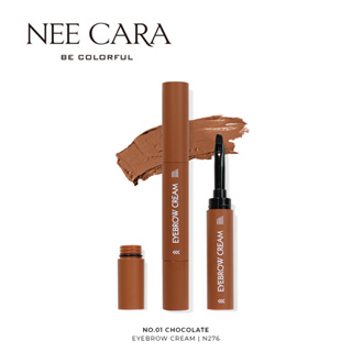 NEE CARA มูสเขียนคิ้ว เนื้อนุ่ม เกลี่ยง่าย ปัง สีชัด ติดทน N276 BE COLORFUL EYEBROW CREAM