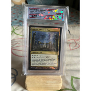 การ์ด MTG Nykthos, Shrine to Nyx Land Foil Magic the gathering EDH รุ่น Theros SQC Grade 9