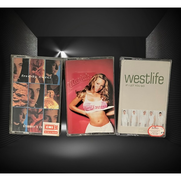 เทปเพลงสากลลิขสิทธิ์แท้ WESTLIFE (CASSETTE SINGLE)-MARIAH CAREY-FREDDY CURCI