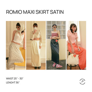 Romio maxi skirt satin highestjump