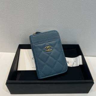 กระเป๋าสตางค์ CHANEL ZIPPY  MINI WALLET  CAVEAR  งานออริ