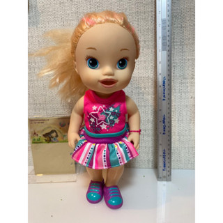 Baby Alive Doll บอดี้พลาสติก ผมฟู หยาบ สปาเอาก็สวยค่ะ ของแท้ สภาพ99%