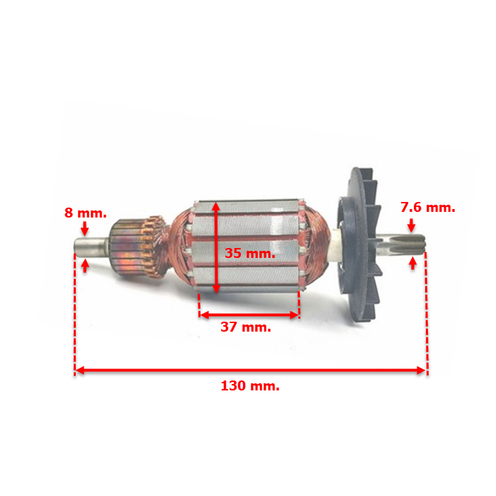 ทุ่น สว่าน Bosch บอส GBH 2-20D, GBH 2-20DRE (7ฟัน) - รูปที่ 3