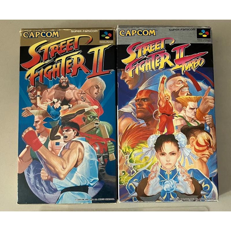 งานกล่องตลับเกม ของแท้ [SFC] แท้💯 Street Fighter 2 // Turbo [JP Original]