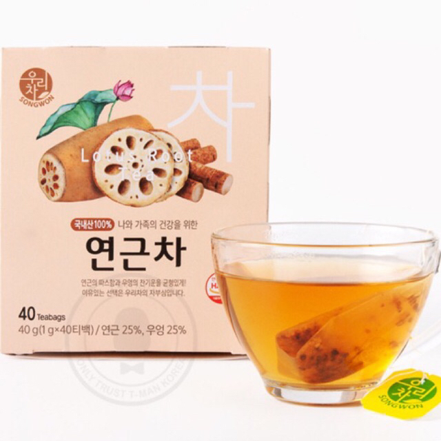 พร้อมส่ง songwon tea ชารากบัว ลดน้ำตาล ช่วยระบบย่อยและขับถ่ายดี ต้านอนุมูลอิสระ ผิวดี