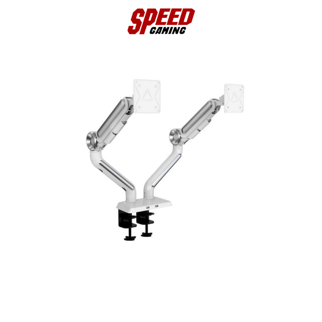 ERGONOZ ASTRO-D FOR 2 DISPLAY (WHITE) MONITOR MOUNT (ขาตั้งจอ) By Speed Gaming
