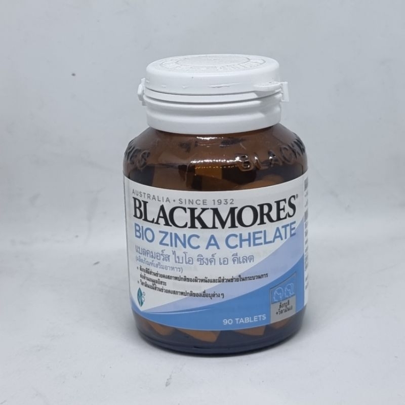 Blackmores bio zinc a chelate ซิงค์ 90 เม็ด(วันหมดอายุ11/01/2024)