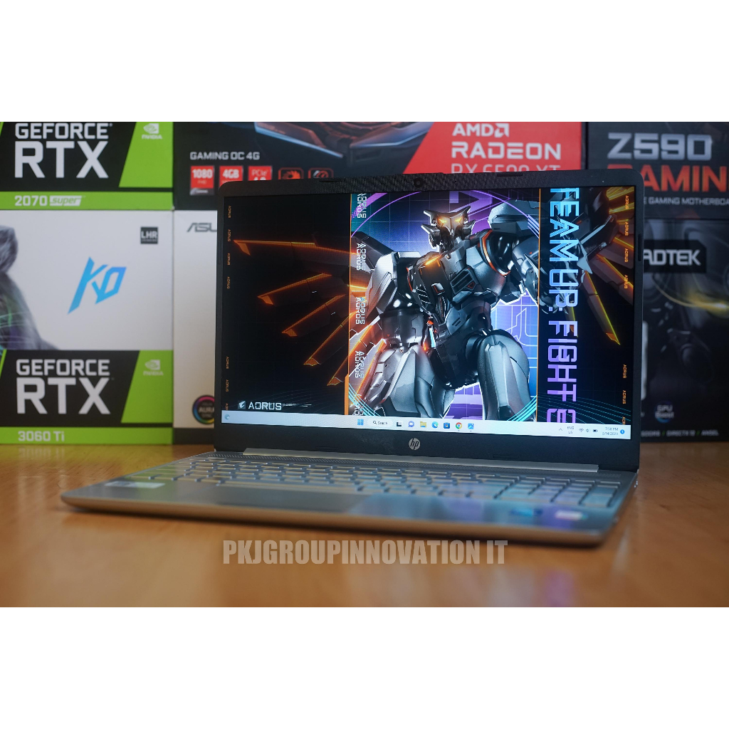 โน๊ตบุ๊คทำงานมือสอง HP 15s-fq2580TU i5-1135G7 RAM 16 GB SSD 512GB