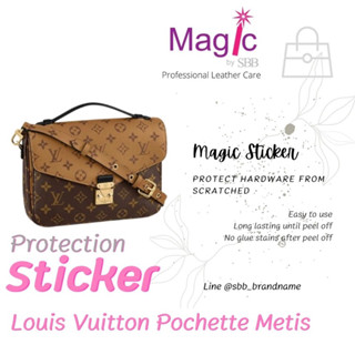 ฟิล์มกันรอย สติ๊กเกอร์กันรอย Louis Vuittion Pochette Metis, East west