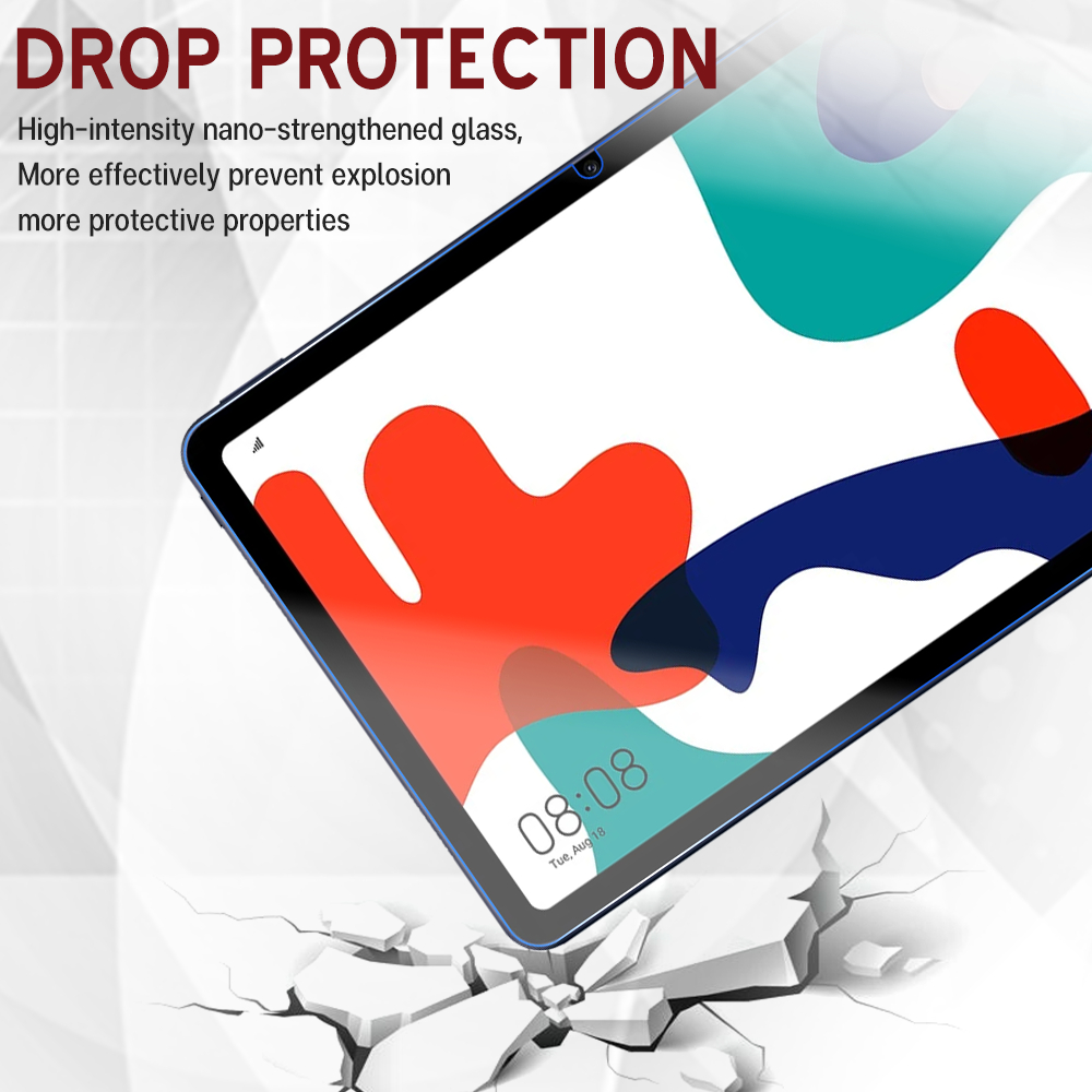 กระจก 2.5D Huawei MatePad 10.4 / MatePad SE 10.4 ฟิล์มกันรอย กระจกนิรภัย เต็มจอ ฟิล์มกระจก – 2.5D Curved Tempered Glass ราคา ถูกที่สุด ดีลบีเคเค แกลเลอรีภาพที่ 5