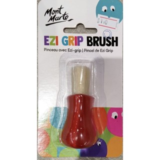 Mont Marte EZI Silicone grip brush kids paint brush แปรงทาสี สามเหลี่ยม เด็ก สำหรับงาน ศิลปะ