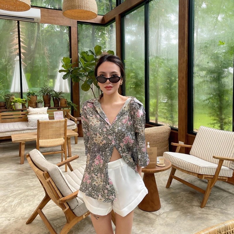 NPV - floral shirt เสื้อเชิ้ต