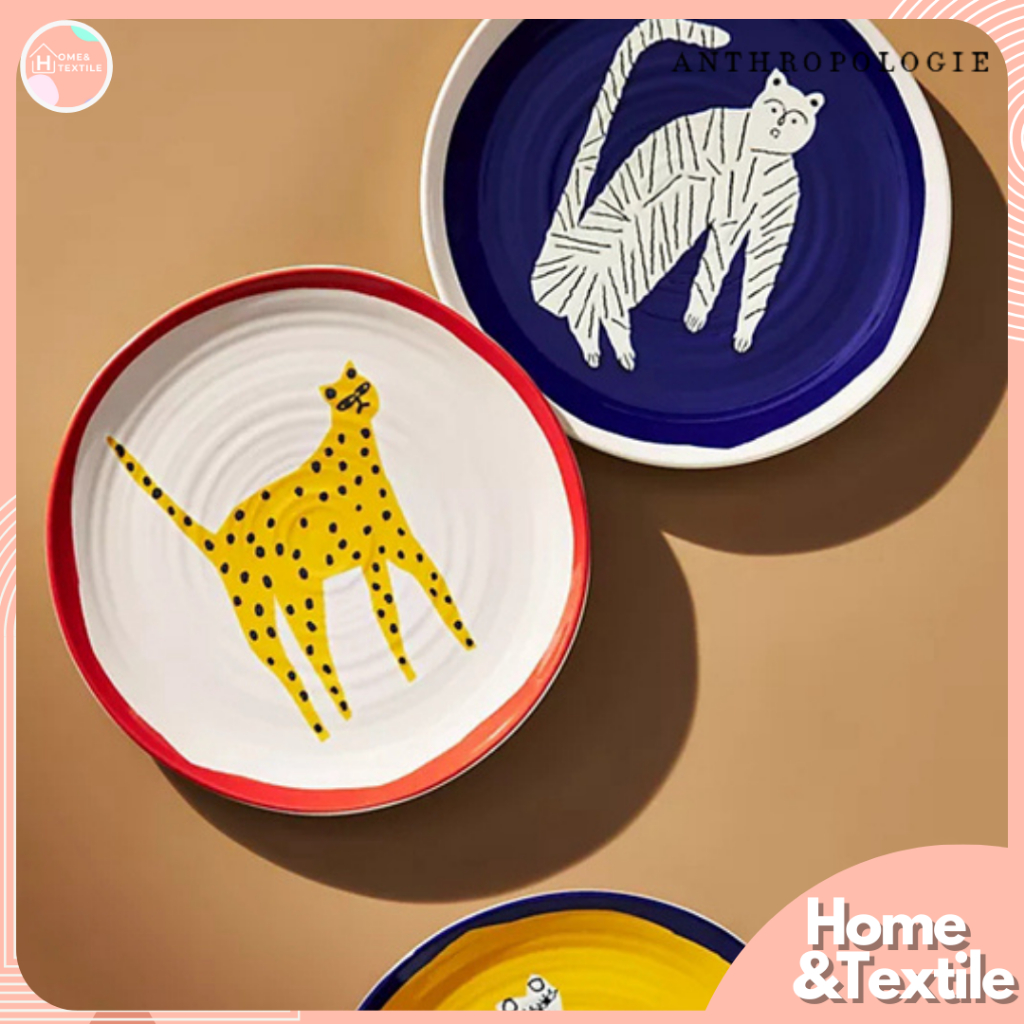 【พร้อมส่ง】จานเซรามิค Anthropologie | Marcello Velho set of plates