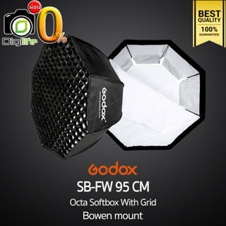 Godox Softbox SB-FW 95 cm. Octa Softbox With Grid [ Bowen Mount ] วิดีโอรีวิว , Live , ถ่ายรูปติบัตร , สตูดิโอ