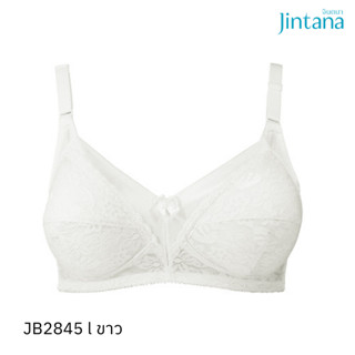 Jintana เสื้อชั้นใน (ไม่เสริมโครง) รุ่น Basic Bra รหัส JB2845 สีขาว