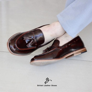 British รองเท้าหนัง รุ่น Tassel Loafers (Brown)