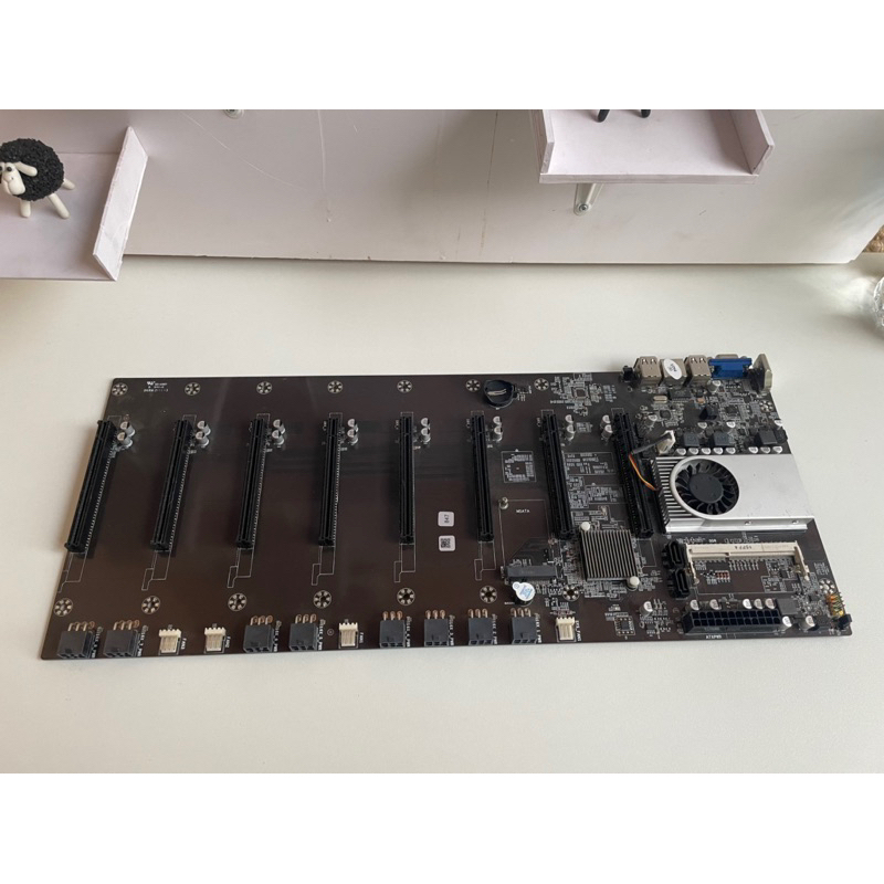 บอร์ดขุด + cpu 8gpu มือสอง