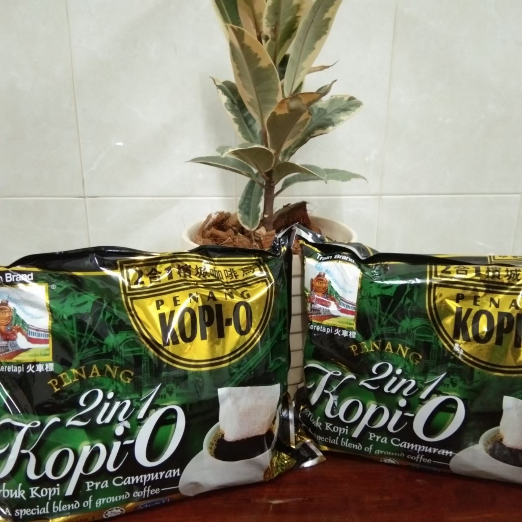 KOPI-O Coffee Halal กาแฟดำ กาแฟโกปิโอ ปีนัง ฮาลาล (โอเลี้ยงเข้มข้น) Kopi-o (มี28ซอง)