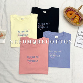 ⚡️พร้อมส่ง⚡️ เสื้อยืด Oversize ผ้าคอตตอน ปักลายมินิมอล อก 44" ยาว 27" เสื้อยืดโอเวอร์ไซส์ สไตล์เกาหลี 👍🏻