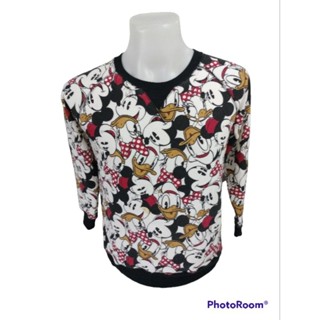 เสื้อสเวตเตอร์คอกลมแบรนด์ OVP Disney  Size M(Womens) มือ2