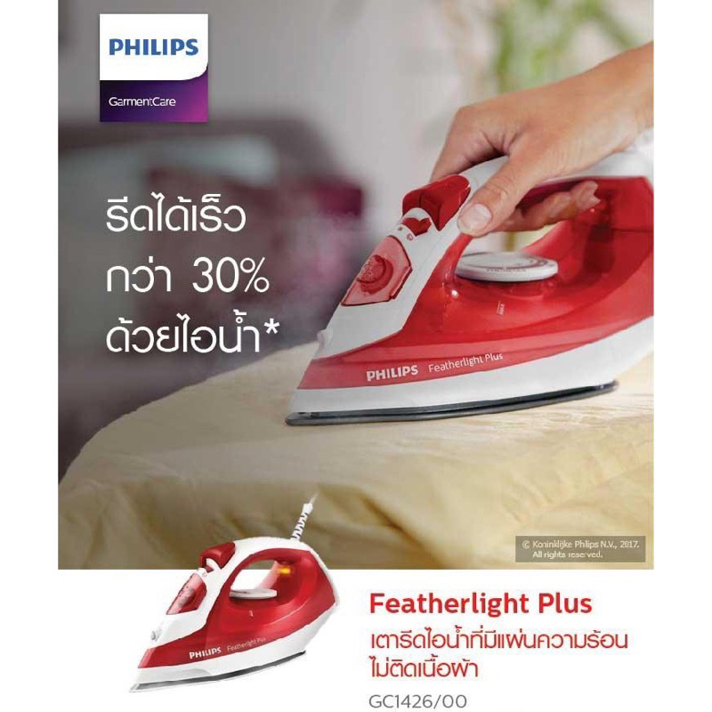เตารีดไอน้ำ PHILIPS GC1426 160ML