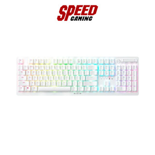 RAZER GAMING KEYBOARD DEATHSTALKER V2 PRO WHITE WIRELESS LOW-PROFILE CLICKY OPTICAL SWITCH PURPLE By Speed Gaming