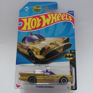 รถเหล็ก Hotwheels TV SERIES BATMOBILE สีทอง (ib38)